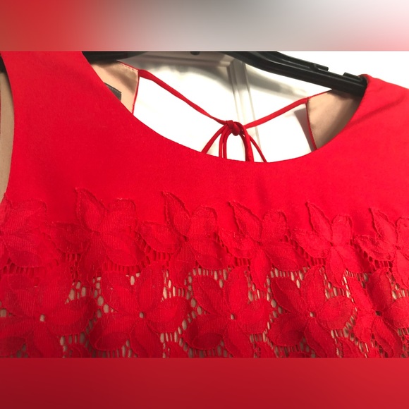 Muse red floral party dress- great condition! - Picture 4 of 10